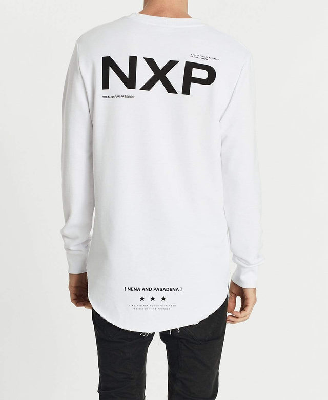 Nena & Pasadena Unclouded Dual Curved Jumper White
