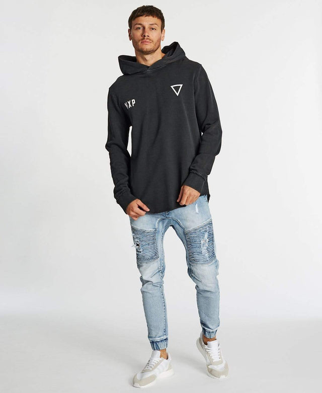 Nena & Pasadena Winchester Baseball Hoodie Pigment Graphite