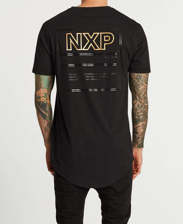 Nena & Pasadena Youth Cape Back T-Shirt Jet Black