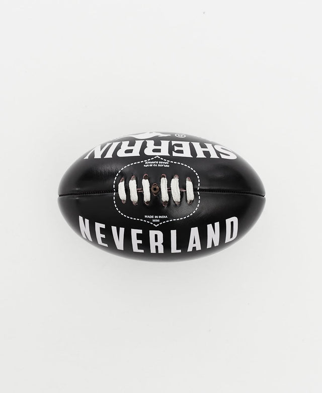 Neverland Sherrin Mini Football Black