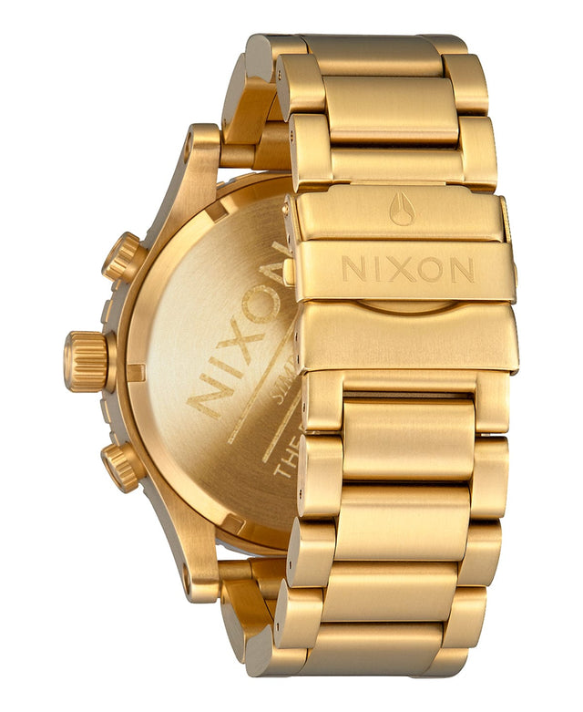 Nixon 51-30 Chrono Watch Gold/Green Sunray/HP Gold