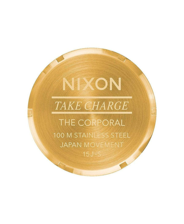 Nixon Corporal SS- All Gold/Black Gold