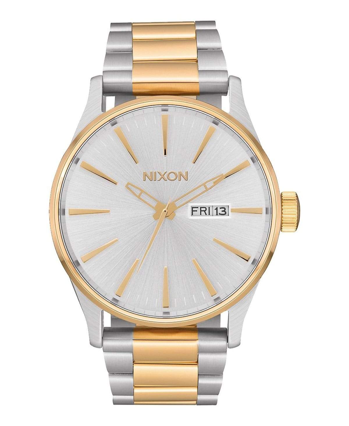 Nixon silver watch hot sale