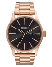 Sentry Stainless Steel Watch All Rose Gold/Black/Rose Gold