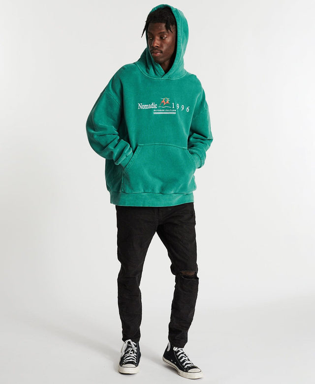 Nomadic Breezy Relaxed Hoodie Pigment Deep Jungle