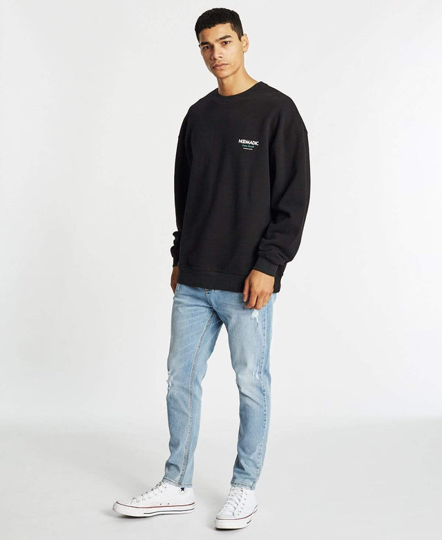 Nomadic Cools Relaxed Fit Jumper Jet Black