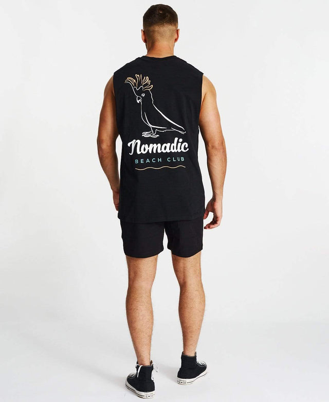 Nomadic Flock Standard Muscle Tee Jet Black