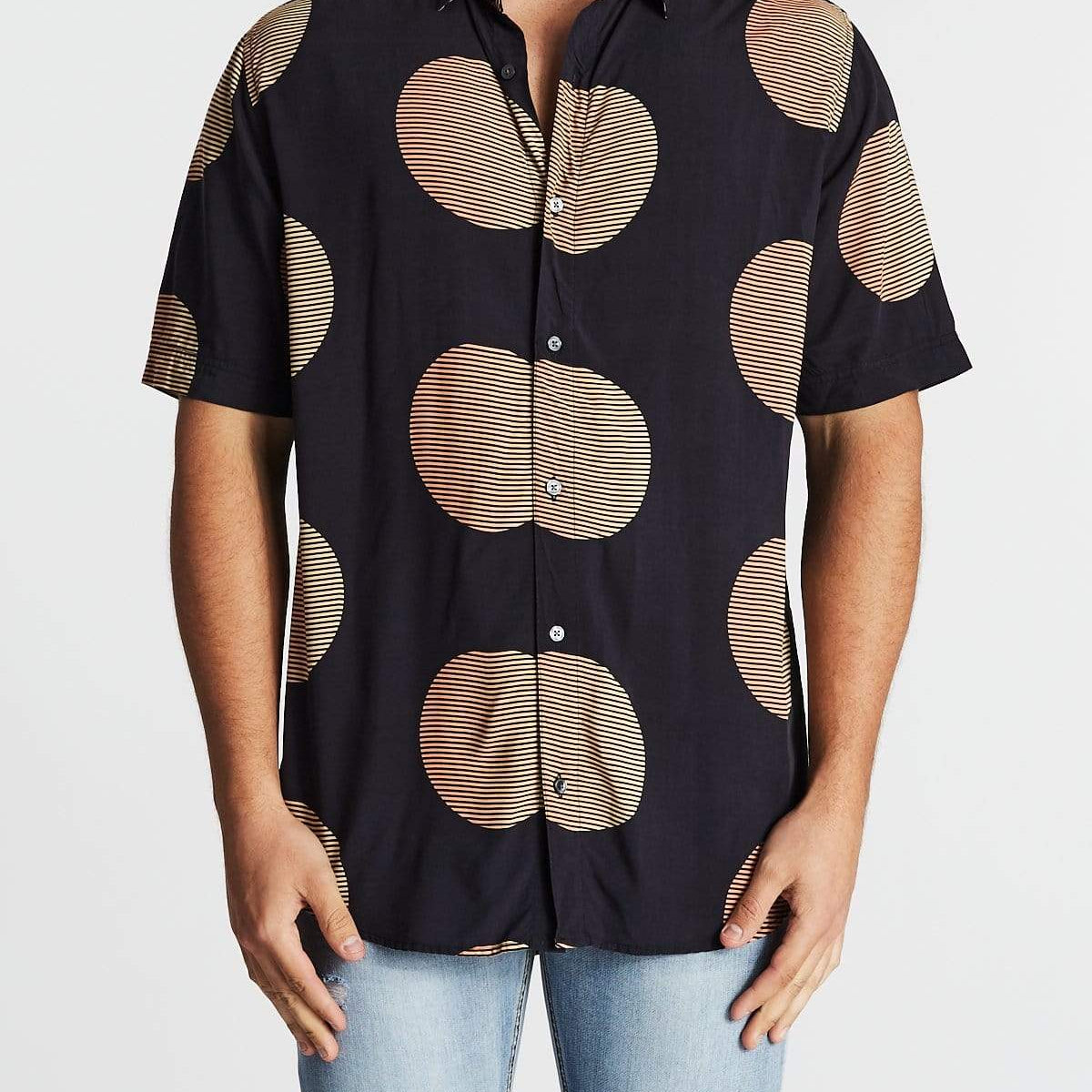 Nonsense Relaxed Short Sleeve Shirt Multi Colour Print – Neverland Store
