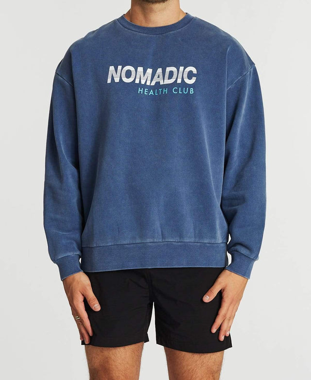 Nomadic Leisure Relaxed Jumper Pigment Blue Indigo