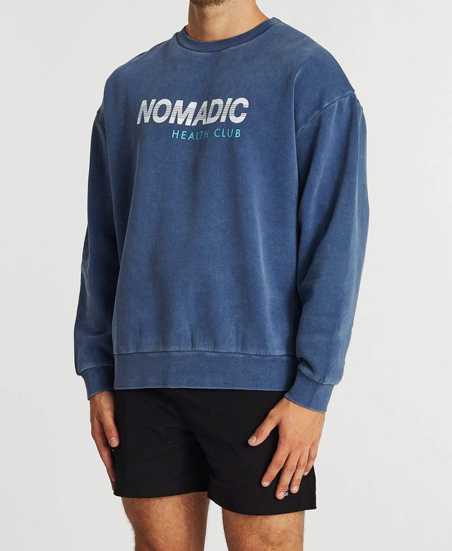 Nomadic Leisure Relaxed Jumper Pigment Blue Indigo