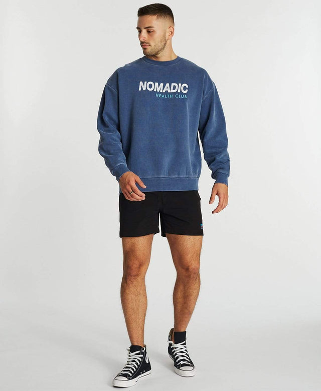 Nomadic Leisure Relaxed Jumper Pigment Blue Indigo