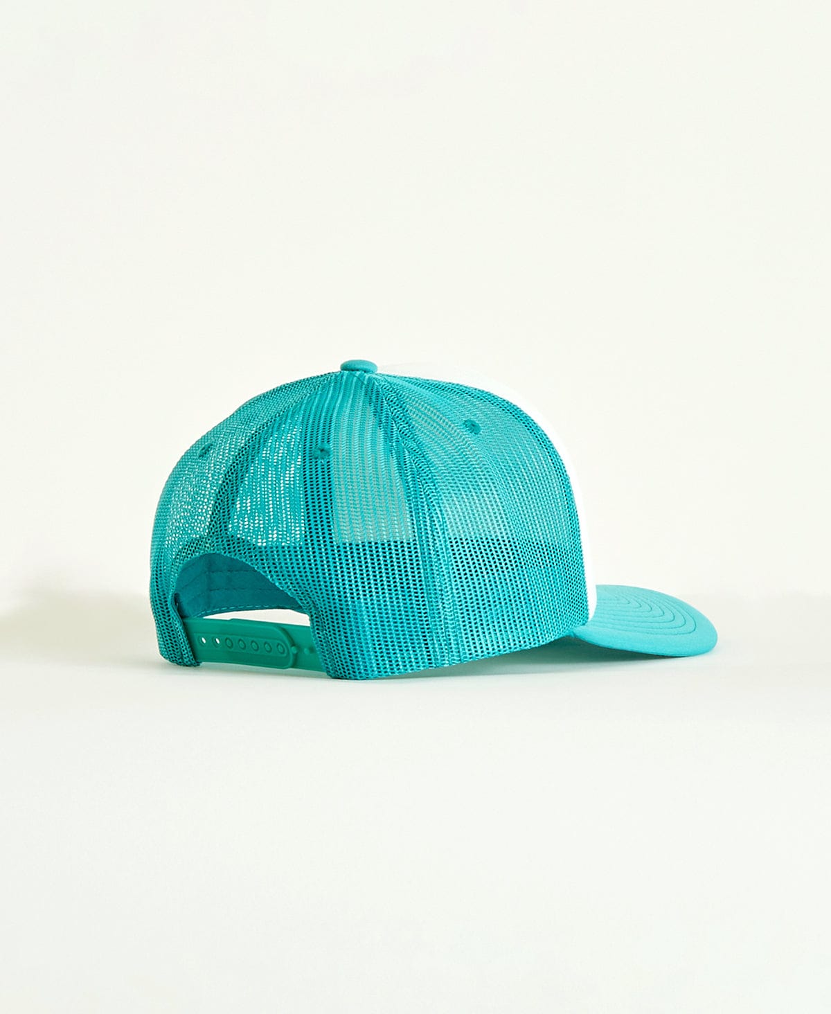 Nowhere Trucker Cap White Teal Neverland Store