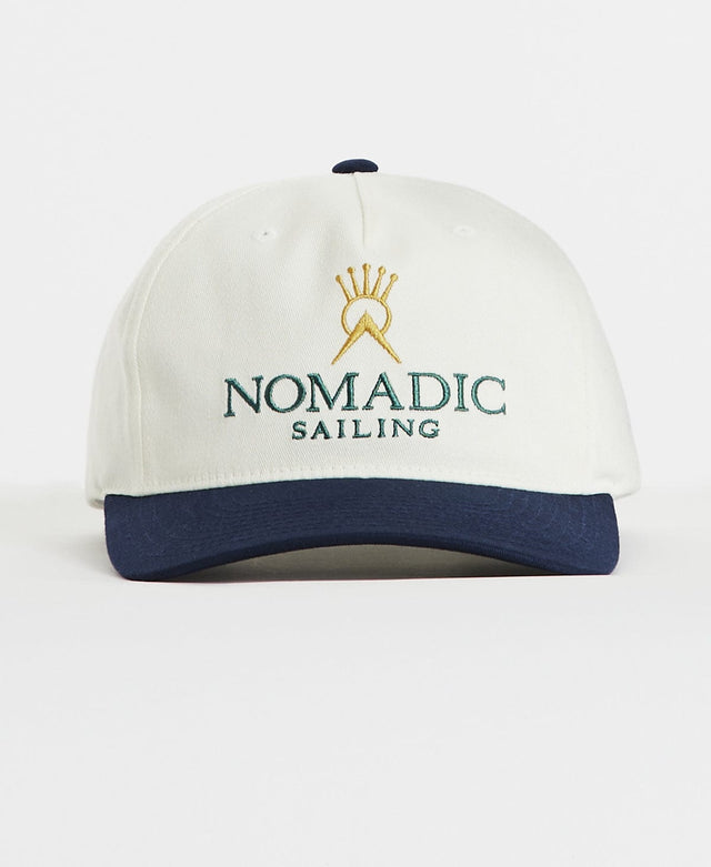 Nomadic Sailor Golfer Cap White/Navy
