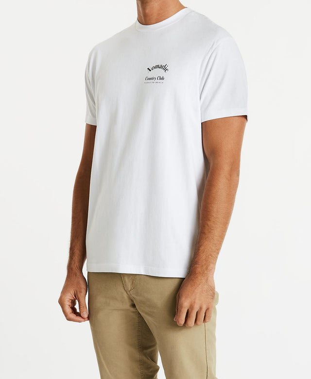 Nomadic Splash Relaxed Tee - White WHITE