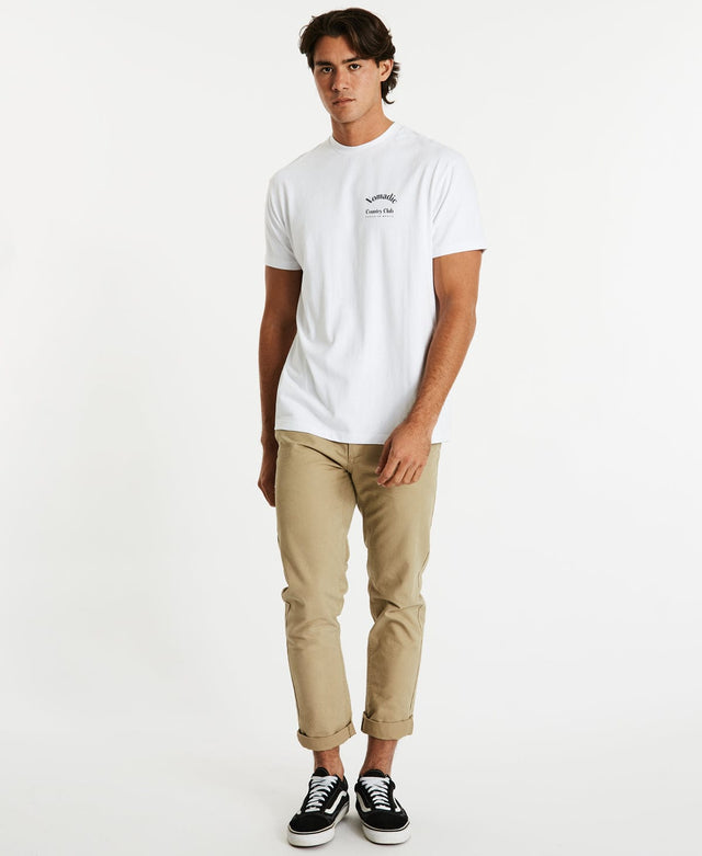 Nomadic Splash Relaxed Tee - White WHITE