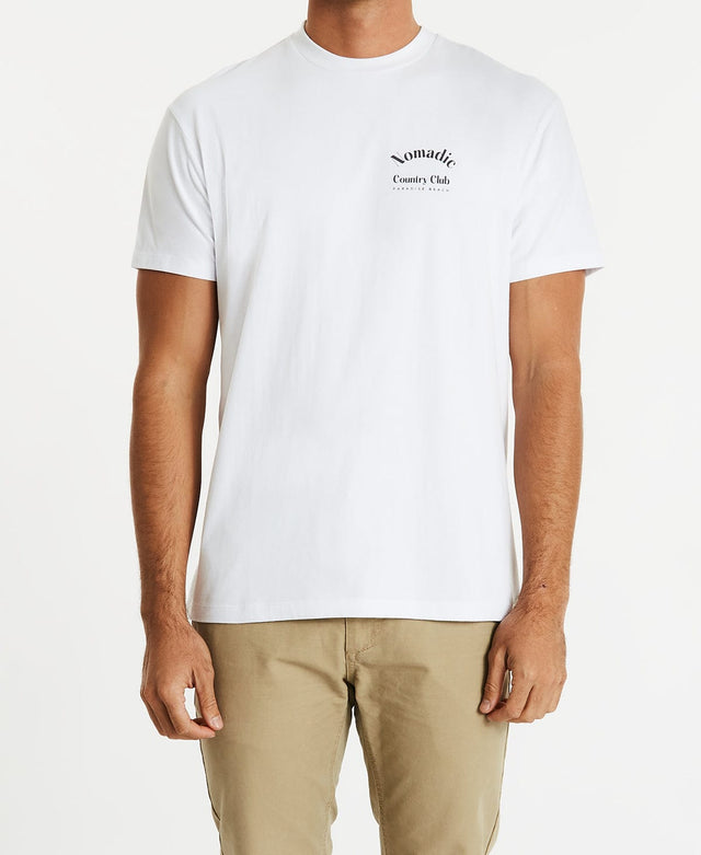 Nomadic Splash Relaxed T-Shirt White