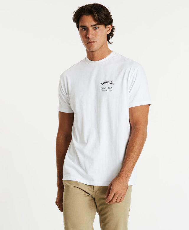 Nomadic Splash Relaxed T-Shirt White