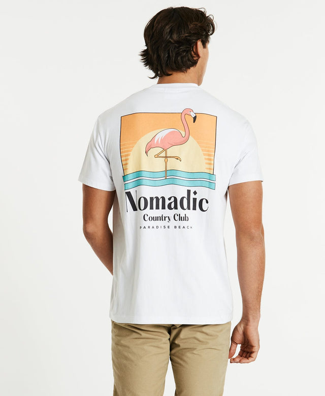 Nomadic Splash Relaxed T-Shirt White