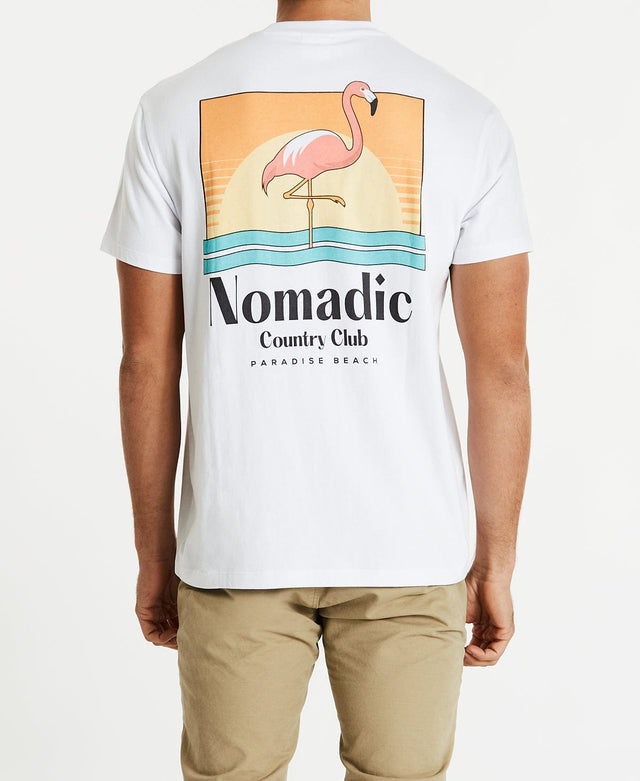 Nomadic Splash Relaxed T-Shirt White