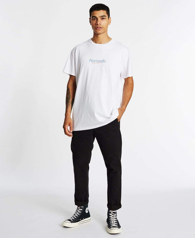 Nomadic Sunset Custom Fit T-Shirt White