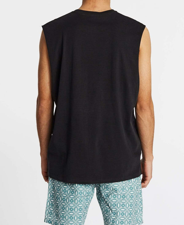 Nomadic Surrounds Standard Muscle Tee Jet Black