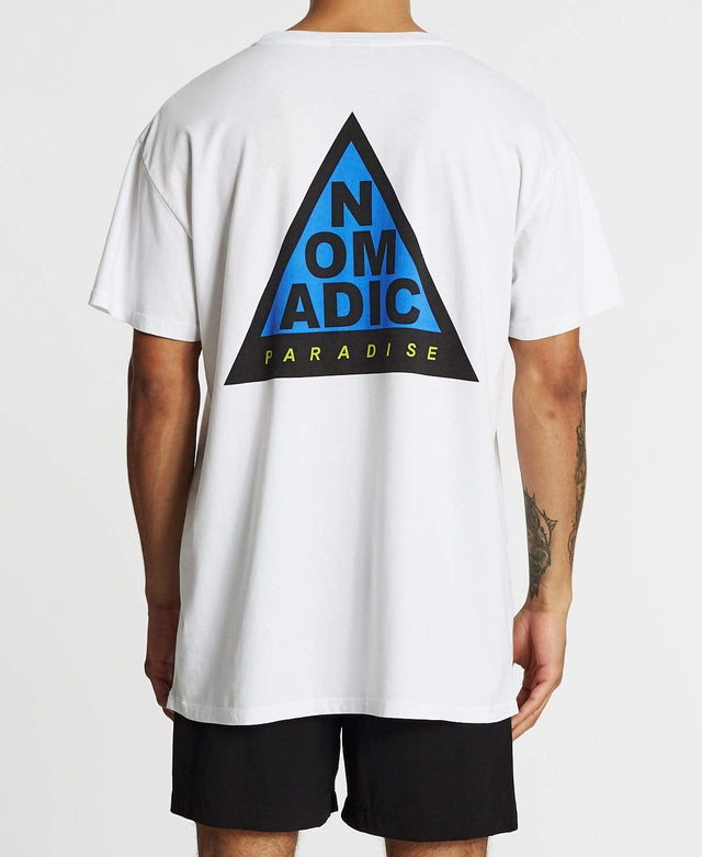 Nomadic Tech Challenge Custom Fit T-Shirt White