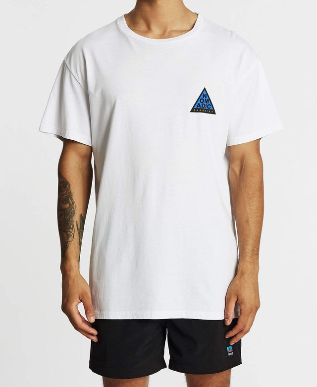Nomadic Tech Challenge Custom Fit T-Shirt White