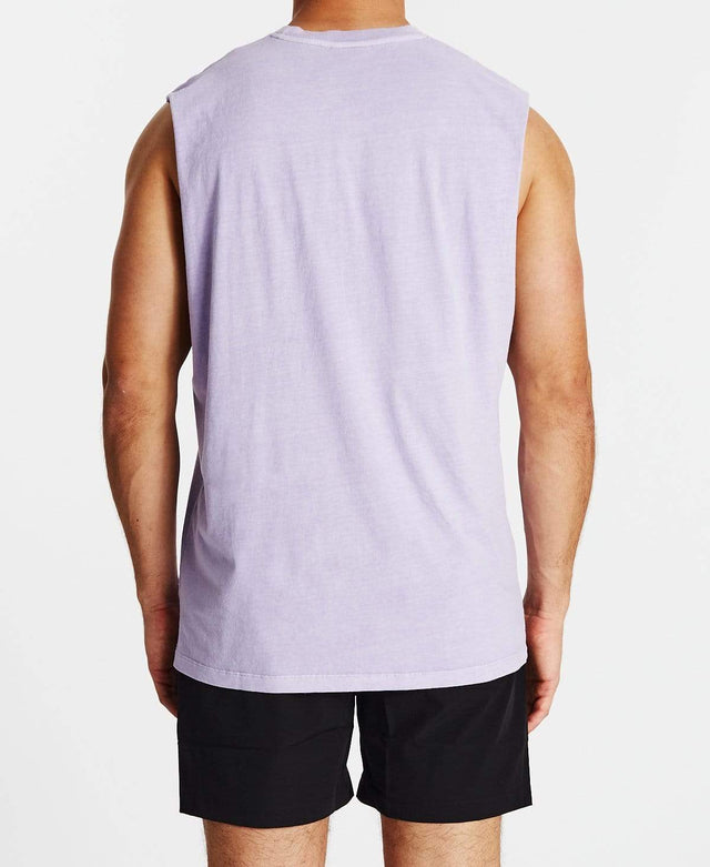Nomadic Vacation Standard Muscle Tee Pigment Lavender