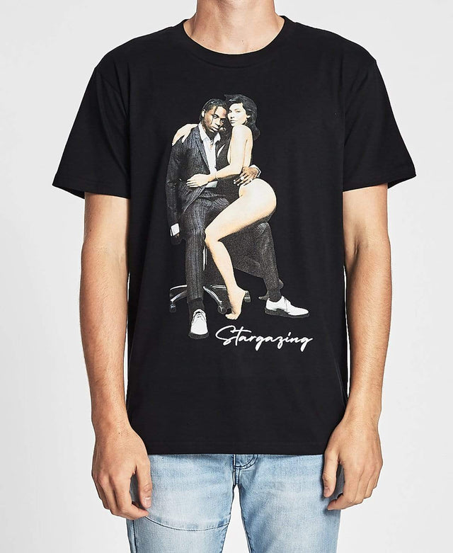 Paid In Full Stargazing T-Shirt Black