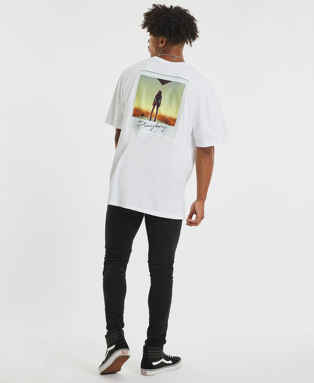 Playboy Playboy Love Snapshot T-Shirt White