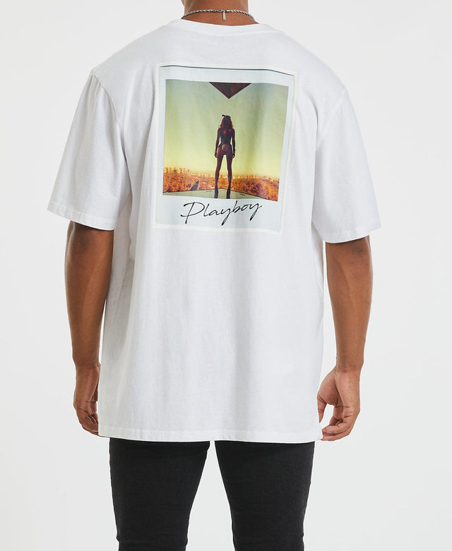 Playboy Playboy Love Snapshot T-Shirt White