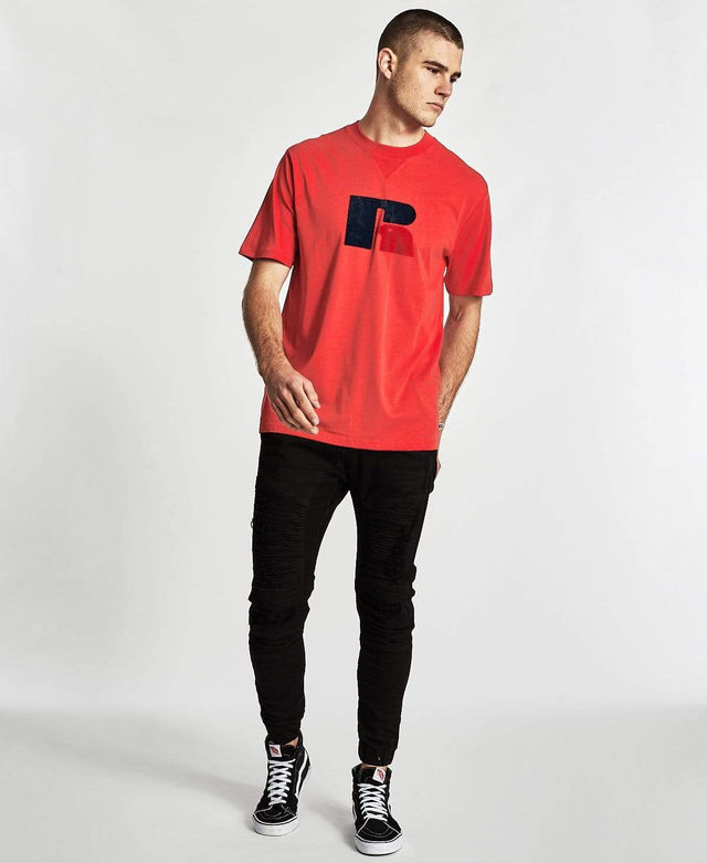 Russell Athletic Jerry Flock T-Shirt Red