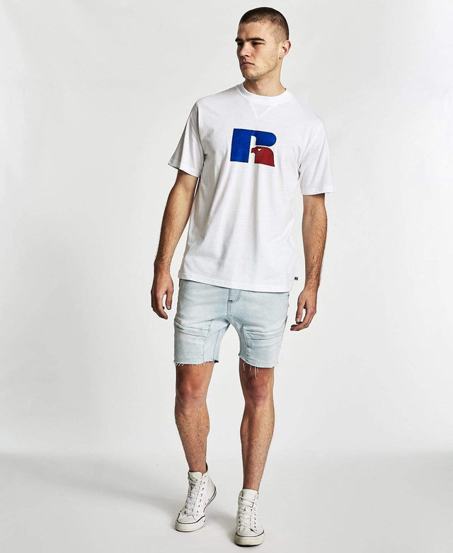 Russell Athletic Jerry Flock T-Shirt White