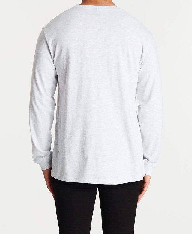Stussy Stussy Crown Long Sleeve T-Shirt Snow Marle