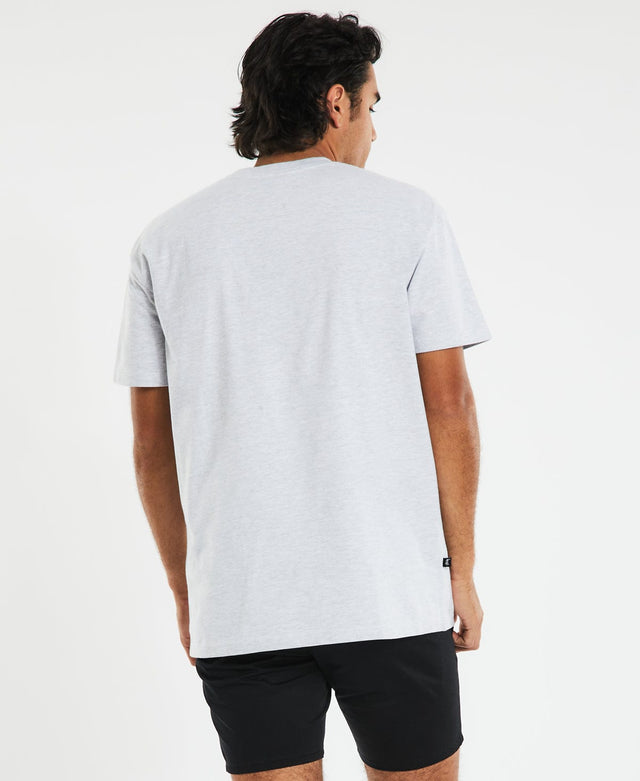 Stussy Wreath T-Shirt Snow Marle Grey