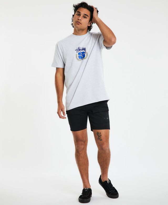 Stussy Wreath T-Shirt Snow Marle Grey
