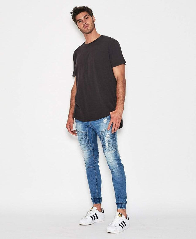 Sushi Radio Basic Baseball T-Shirt Pigment Black
