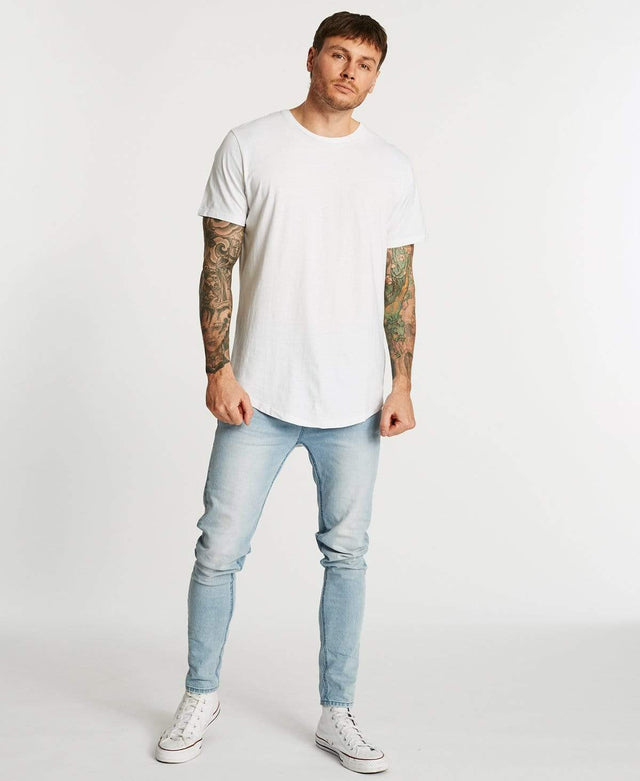 Sushi Radio Basic Baseball T-Shirt White