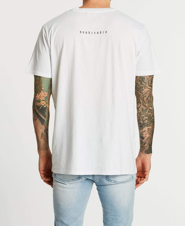 Sushi Radio Basic Box Fit T-Shirt White