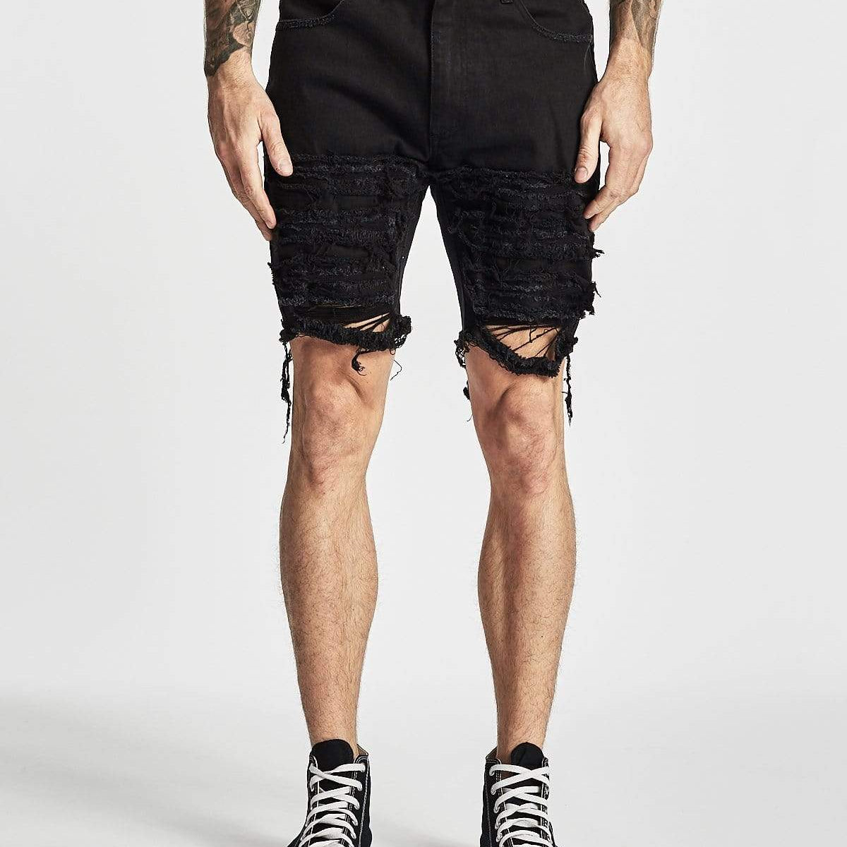 Blade Runner Shorts Destroyed Black Neverland Store