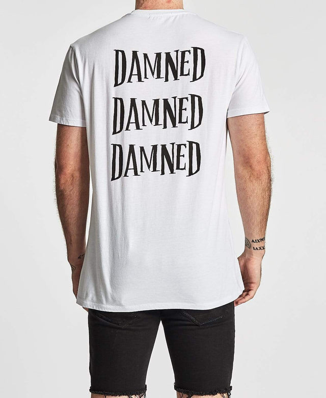 Sushi Radio Damned Relaxed Fit T-Shirt White