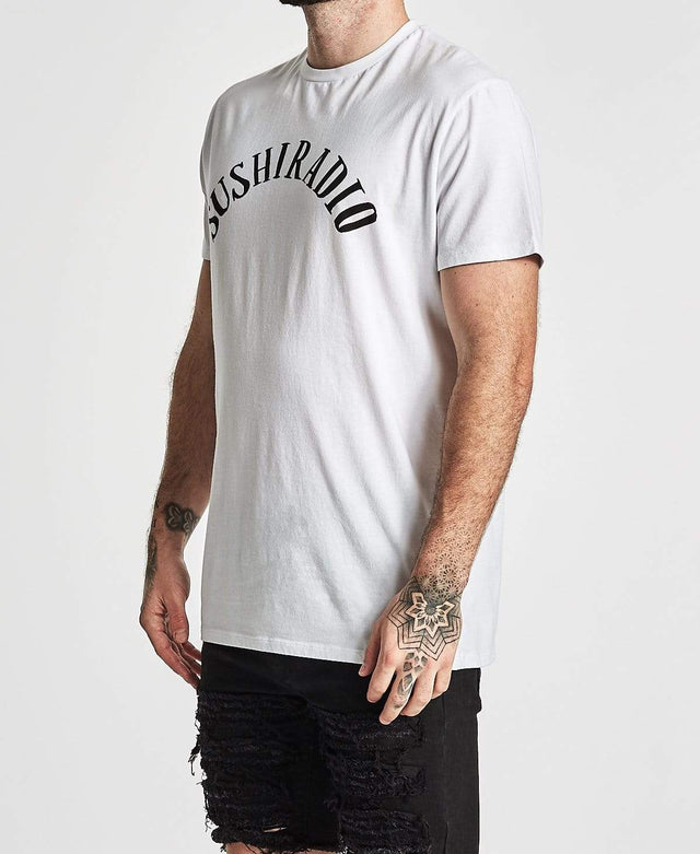 Sushi Radio Damned Relaxed Fit T-Shirt White