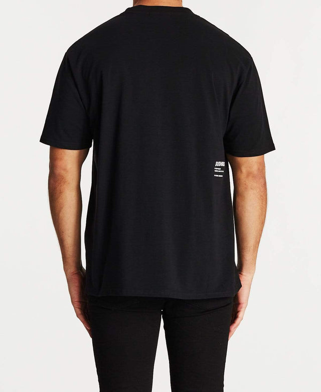 Sushi Radio Freedom Box Fit T-Shirt Jet Black