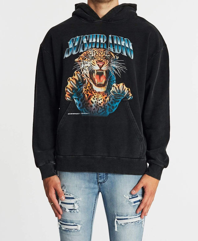 Sushi Radio Fury Relaxed Hoodie Mineral Black