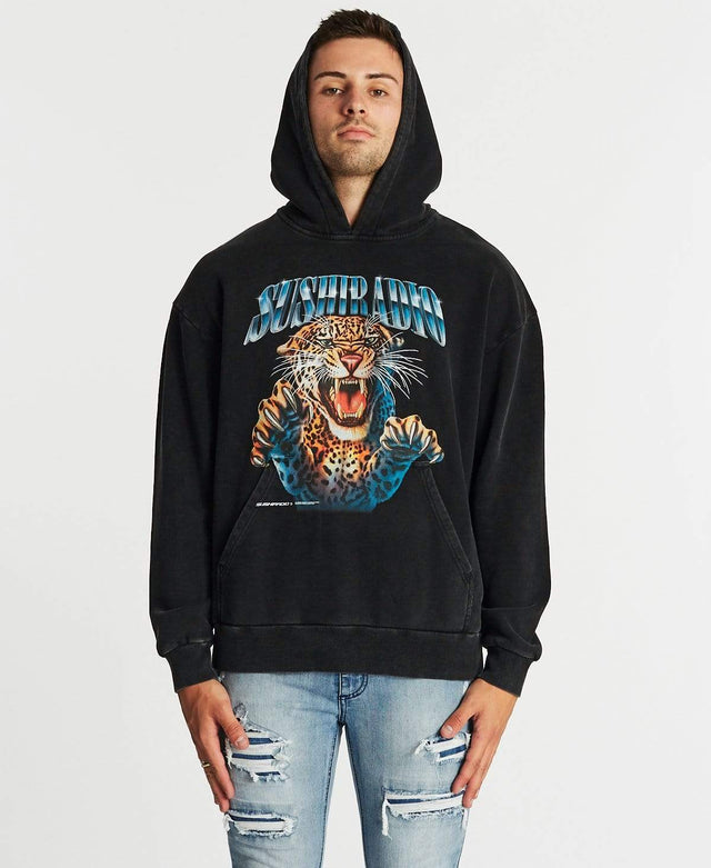 Sushi Radio Fury Relaxed Hoodie Mineral Black