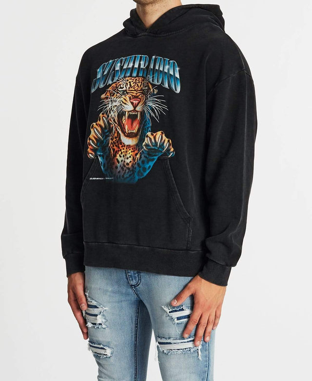 Sushi Radio Fury Relaxed Hoodie Mineral Black