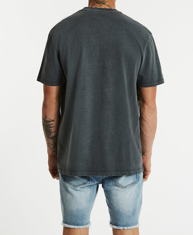 Sushi Radio Hawky Relaxed T-Shirt Pigment Charcoal