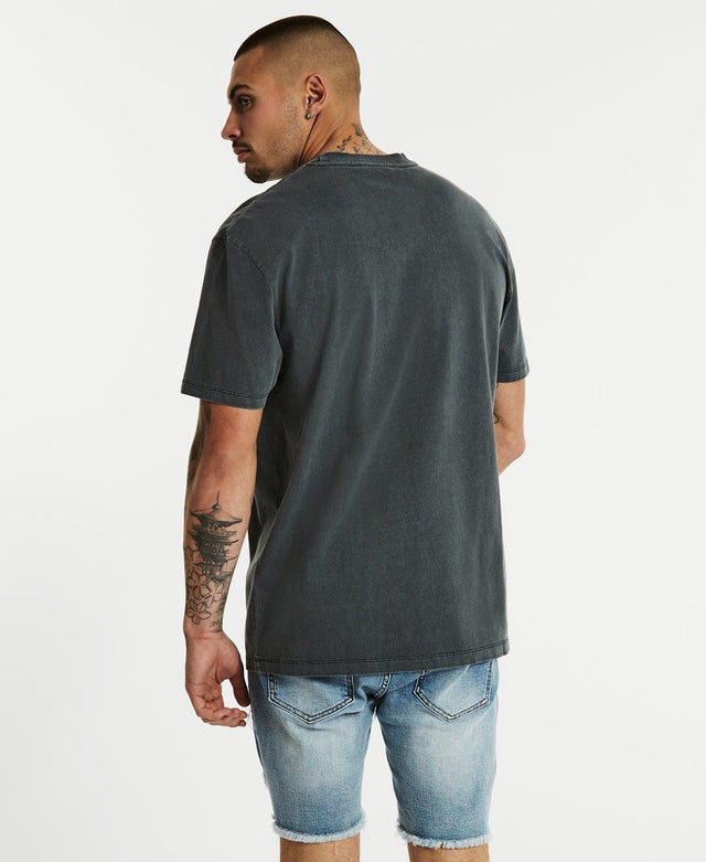 Sushi Radio Hawky Relaxed T-Shirt Pigment Charcoal