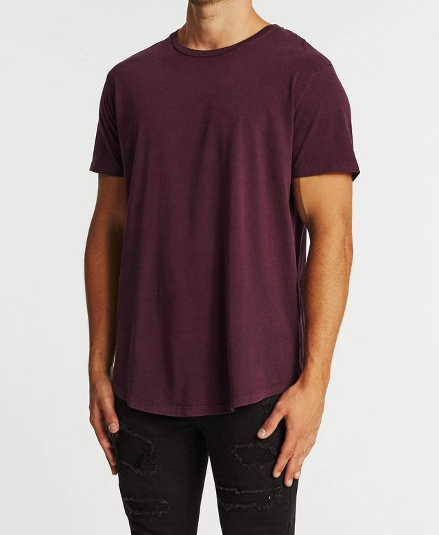 Sushi Radio Higher Baseball T-Shirt Pigment Plum