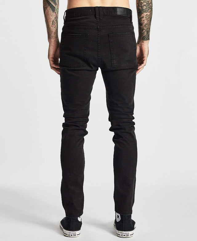 Sushi Radio Outlaw Skinny Jean Destroyed Black